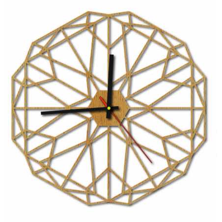 MDF Nástěnné hodiny do obýváku i černé 40 cm I SENTOP HDFK0017