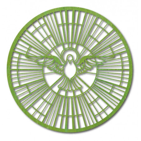 Dřevěný obraz Holubice – Symbol Ducha svatého