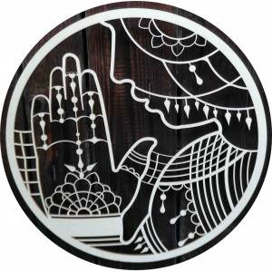 Stylesa - Dřevěný obraz na stěnu pokora a vděčnost PR0349... 2