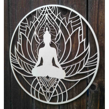 Nástěnné umění mandala a Buddha - PEACE