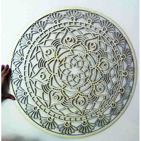 Strom života - Mandala dřevěná stěna z překližky - Speciální dekorace pro váš domov