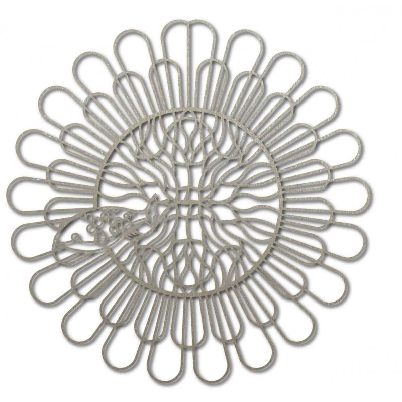 Květinový obraz Hravost a krása s rybou - PEACE