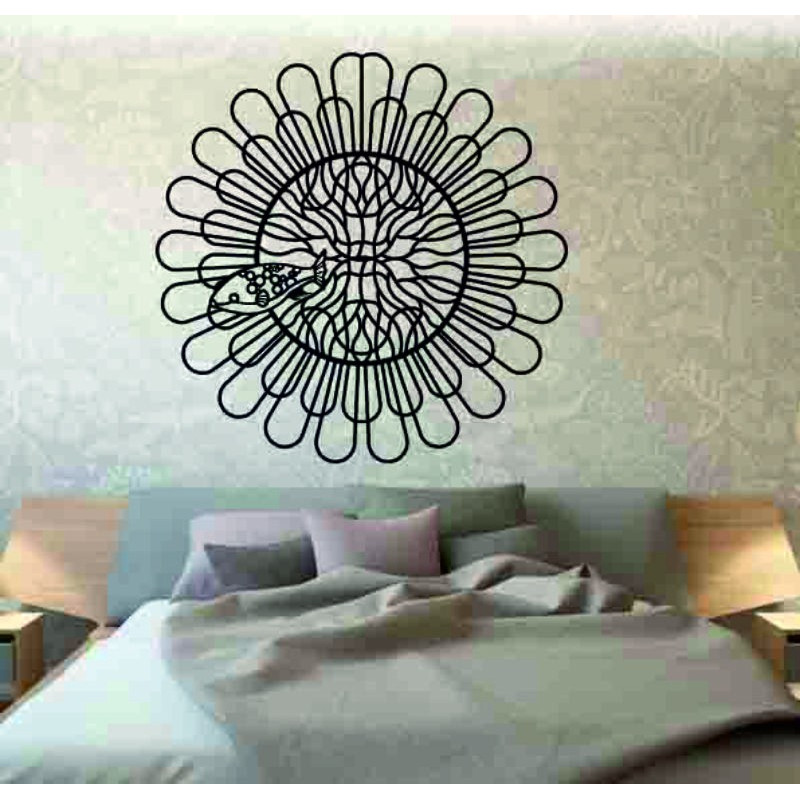Stylese - Obraz na stěnu ryba mandala PR0348 i zlatý