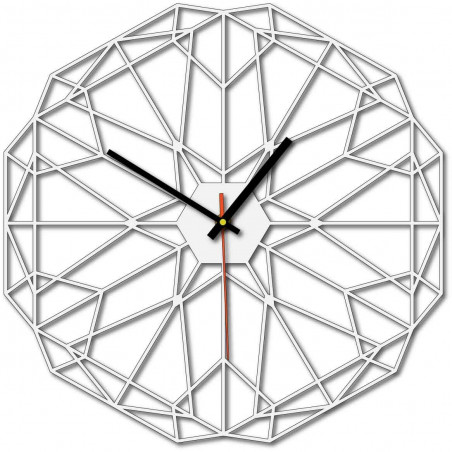 Geometrické nástěnné hodiny také černé X0097