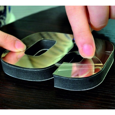 Velké 3D samolepicí nástěnné hodiny - moderní 3D samolepicí nástěnné hodiny.
