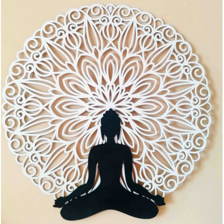 Sentop - Mandala 3D obraz na stěnu Buddha mandala barevné provedení