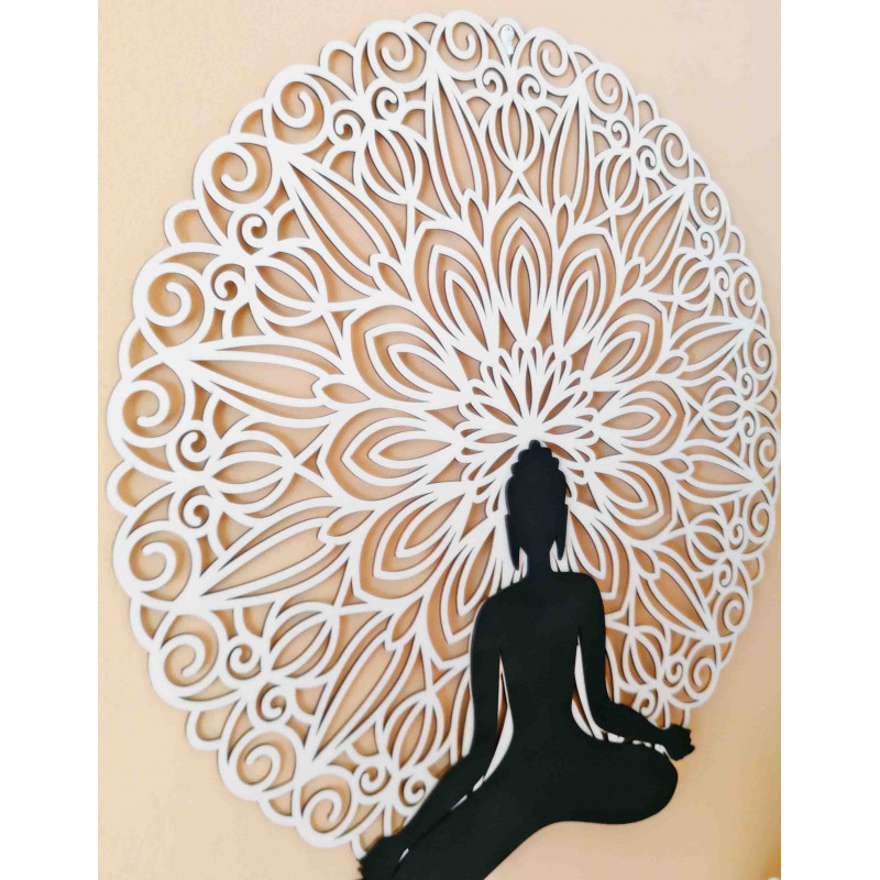 Sentop - Mandala 3D obraz na stěnu Buddha...