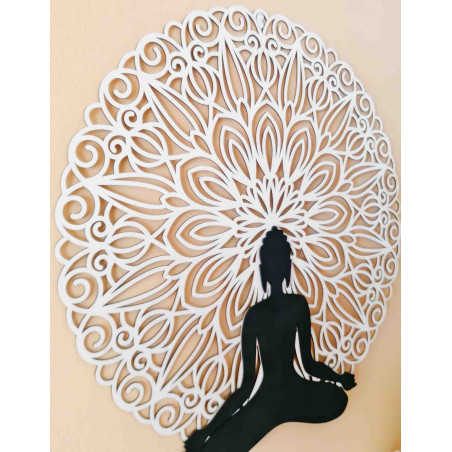 Sentop - Mandala 3D obraz na stěnu Buddha mandala barevné provedení
