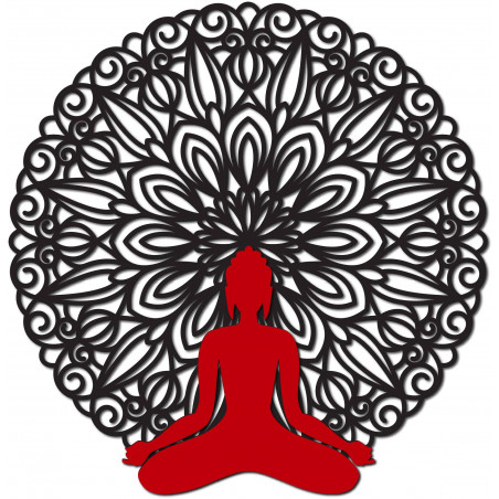 Sentop - Mandala 3D obraz na stěnu Buddha mandala barevné provedení