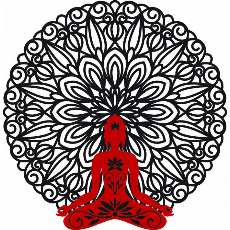 3D nástěnná dekorace Buddha v mandale 50, 70,...