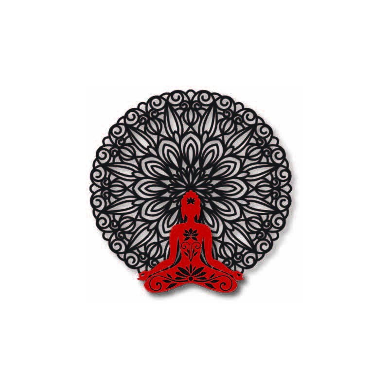 3D nástěnná dekorace Buddha v mandale 50, 70,...