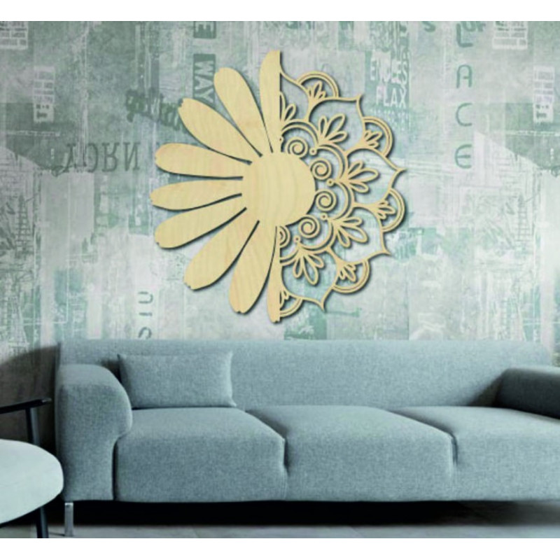 Nástěnná malba květina - MARGARET