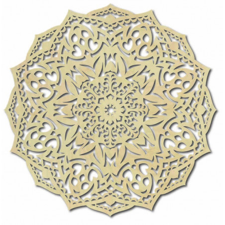 Dřevěná mandala na zeď - CIRCEL