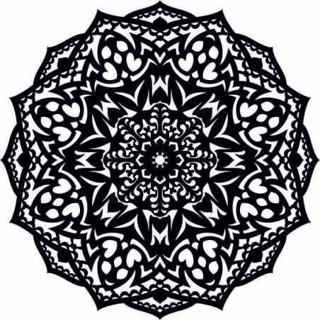 Dřevěná mandala na zeď - CIRCEL