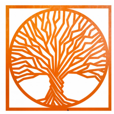 Dřevěný obraz na zeď strom v rámu