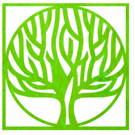 Dřevěný nástěnný obraz strom v rámu UASVED