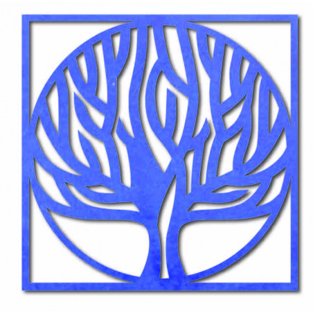 Dřevěný nástěnný obraz strom v rámu UASVED