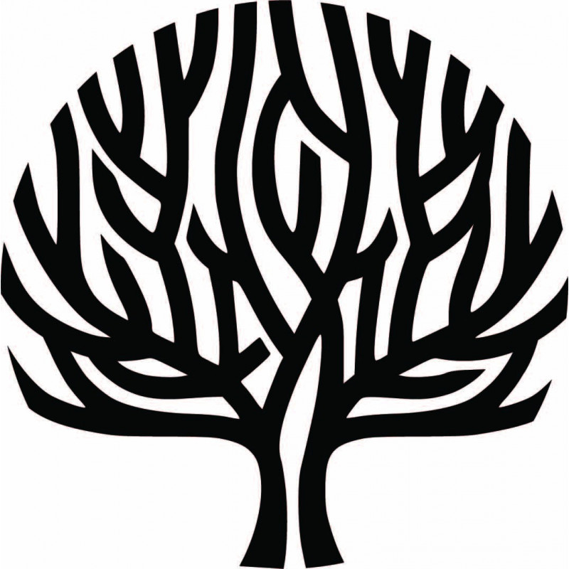 Moderní dřevěný nástěnný obraz vítr ve větvích...