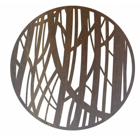 Dřevěná dekorace na zeď s motivy stromů - HOGGFOG