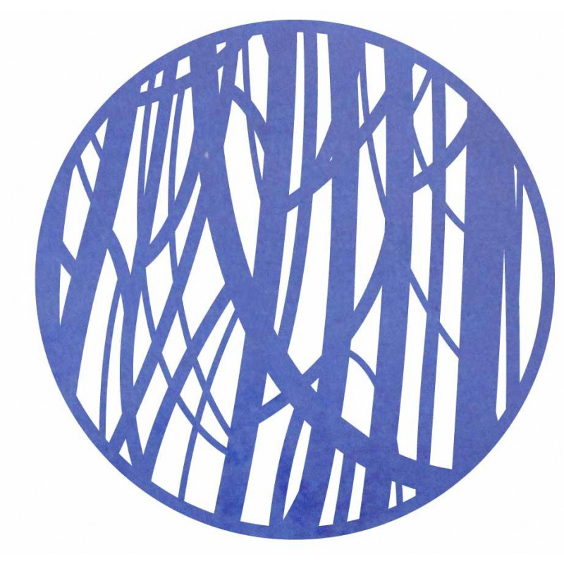 Dřevěná dekorace na zeď s motivy stromů - HOGGFOG