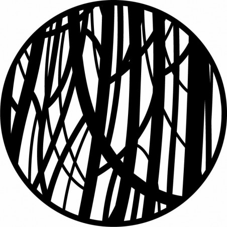 Dřevěná dekorace na zeď s motivy stromů - HOGGFOG