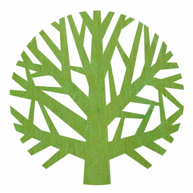 Dřevěný obraz na zeď strom z překližky - GOGFOG II