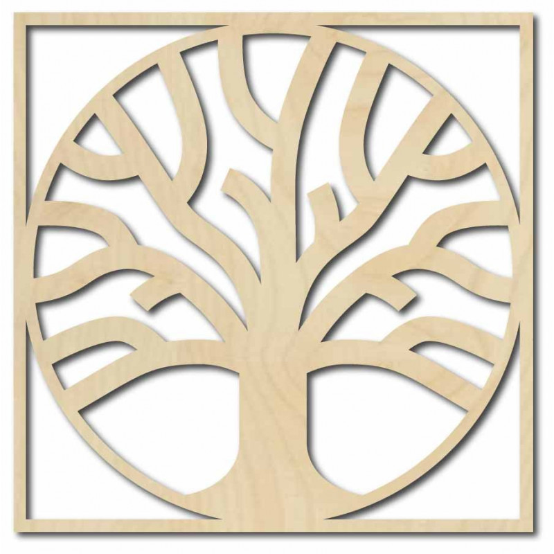 Sentop - Moderní nástěnná malba z překližky -...