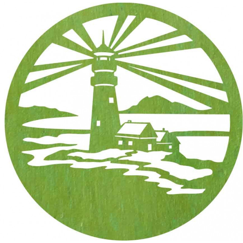 Sentop - Maják moderní obraz na stěnu - dřevěná...