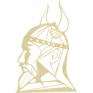 Vyřezávaný dřevěný obraz na zeď Viking - RAGNAR 2