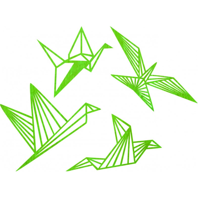 Moderní obraz na zeď - svobodní ptáci 4 ks -...