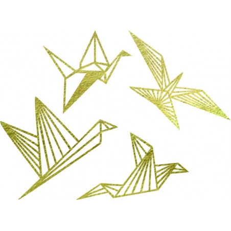 Moderní obraz na zeď - volní ptáci 4 ks - LIBERDADE