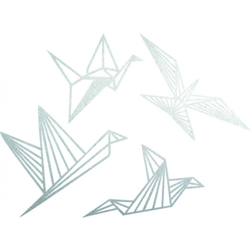 Moderní obraz na zeď - volní ptáci 4 ks -...