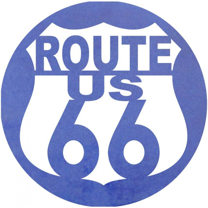Dřevěný nástěnný obraz U.S. ROUTE 66