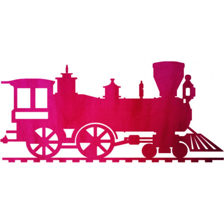 Dřevěný obraz na zeď vlak, lokomotiva - THOMAS