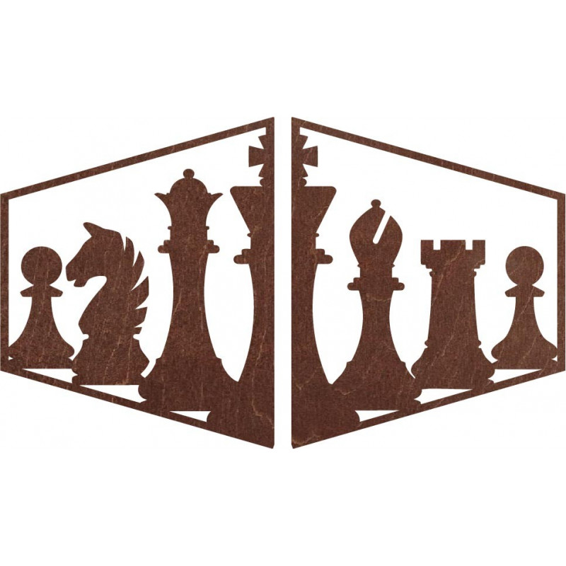 Elegantní obraz na stěnu šachové figurky -...