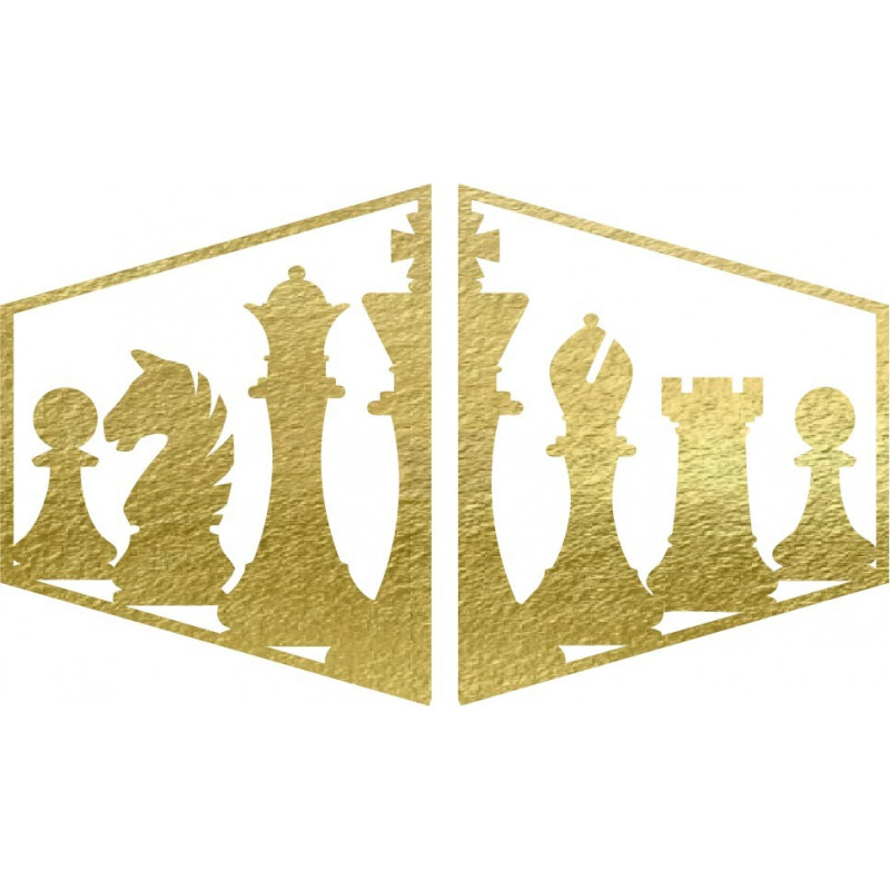 Elegantní obraz na stěnu šachové figurky -...