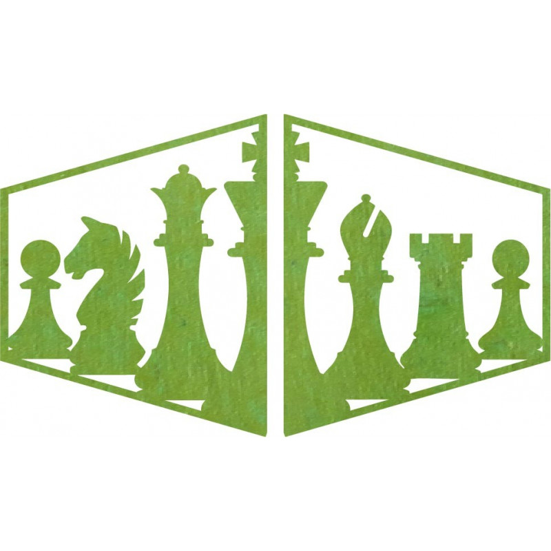 Elegantní obraz na stěnu šachové figurky -...