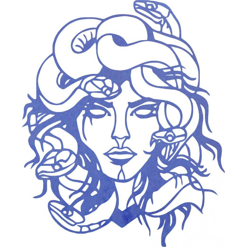 Obraz na zdi msdúza žena - MEDUSA GORGONA