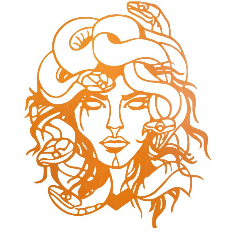 Obraz na zdi msdúza žena - MEDUSA GORGONA