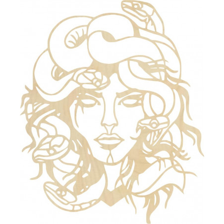 Obraz na zdi msdúza žena - MEDUSA GORGONA