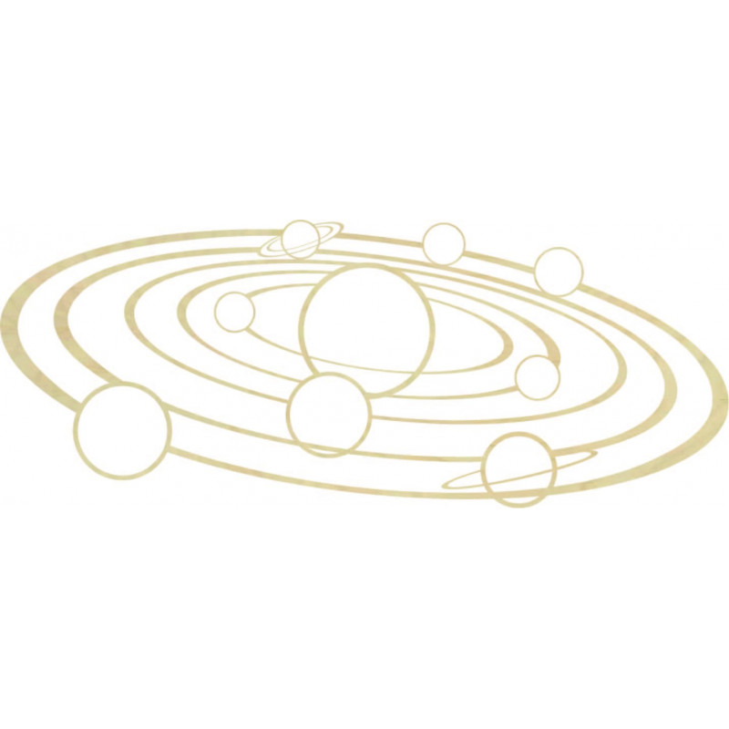 Moderní nástěnné umění Sluneční soustava - SOLAR