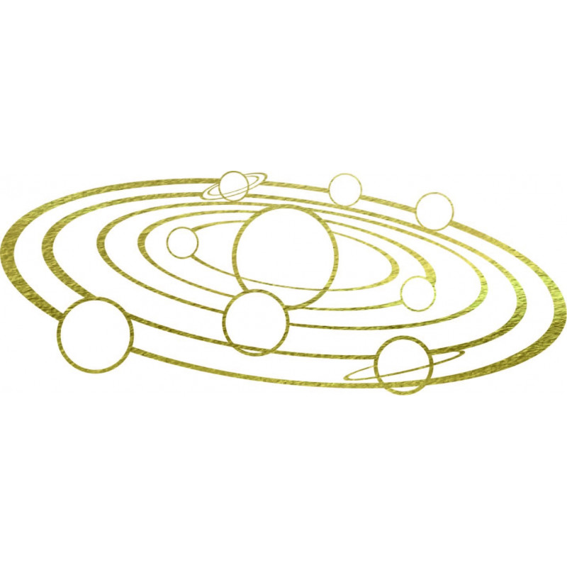 Moderní nástěnné umění Sluneční soustava - SOLAR