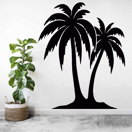 Vyřezávaný obraz na stěnu palmy - TROPICAL | SENTOP