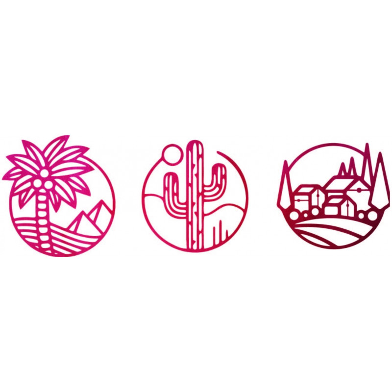 Třídílný obraz na zeď sahara - ARAHSA