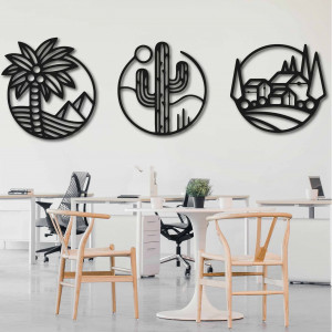 Třídílný obraz na zeď sahara - ARAHSA