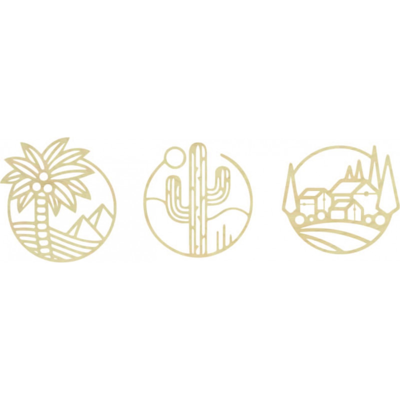 Třídílný obraz na zeď sahara - ARAHSA