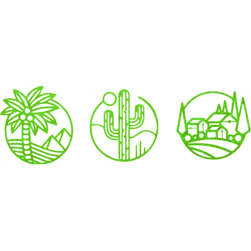 Třídílný obraz na zeď sahara - ARAHSA