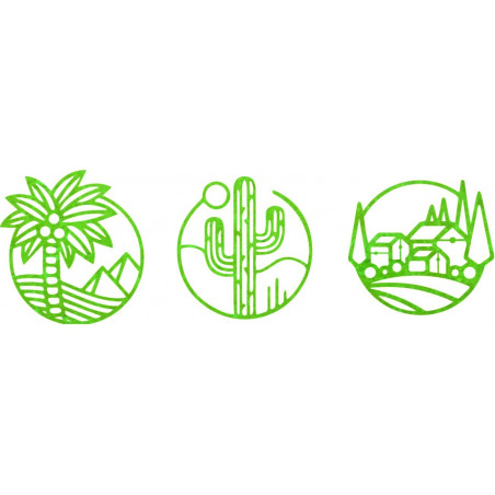 Třídílný obraz na zeď sahara - ARAHSA