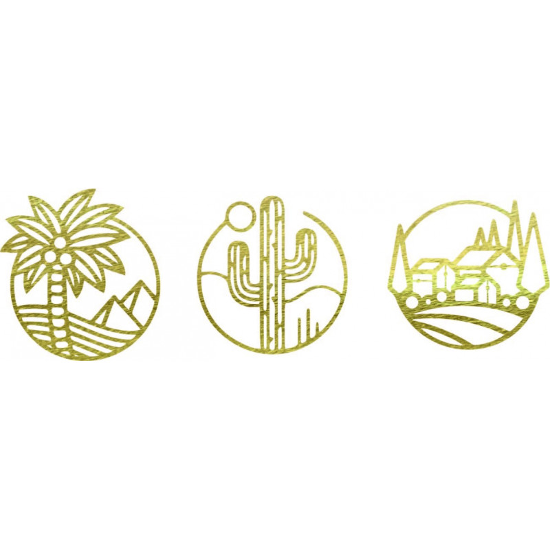 Třídílný obraz na zeď sahara - ARAHSA