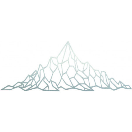Polygonální nástěnná dekorace skalnatý kopec - AKVOYD
